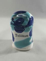 Gmundner Keramik-Dose/ Gewrz eckig Basilikum